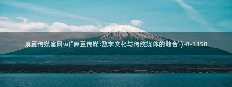 麻豆视频